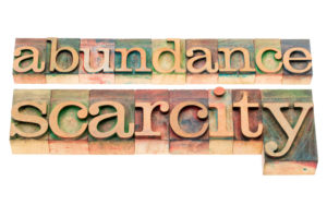 abundance and scarcity